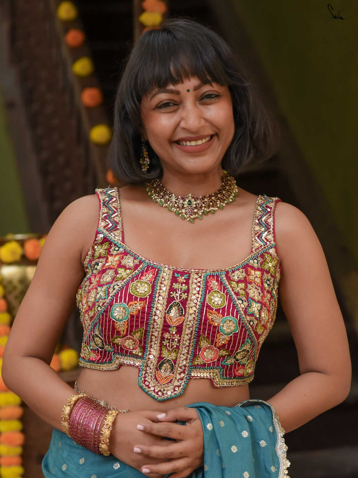 Multistone Kemp Beaded Choker - N3824