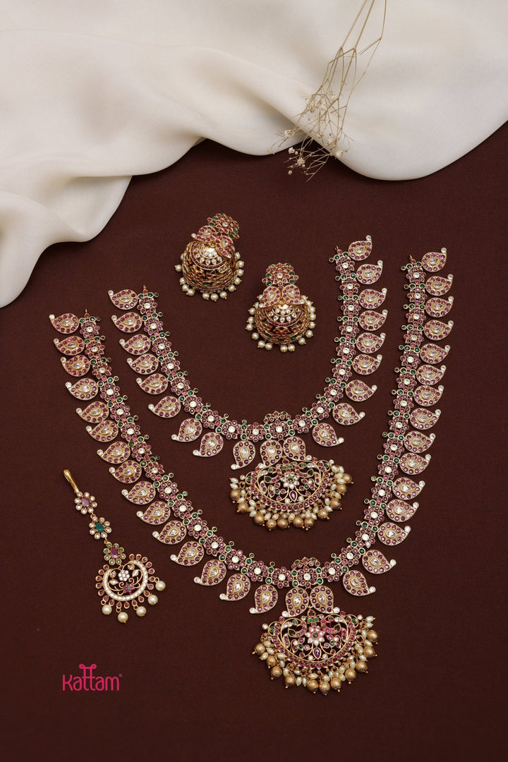 Multistone Kemp Stone Manga Bridal Set - N3662