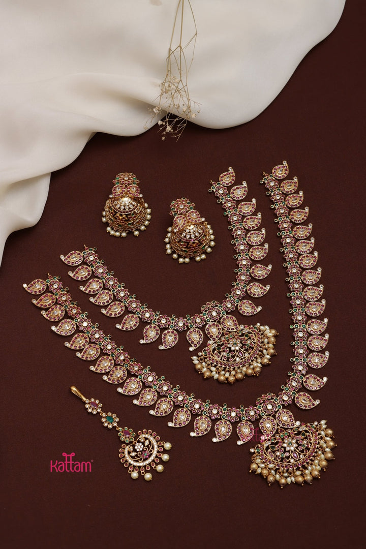 Multistone Kemp Stone Manga Bridal Set - N3662