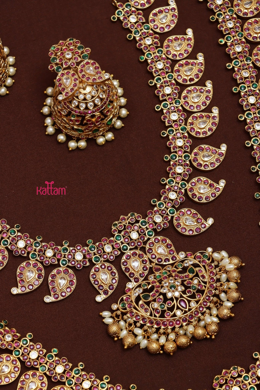Multistone Kemp Stone Manga Bridal Set - N3662