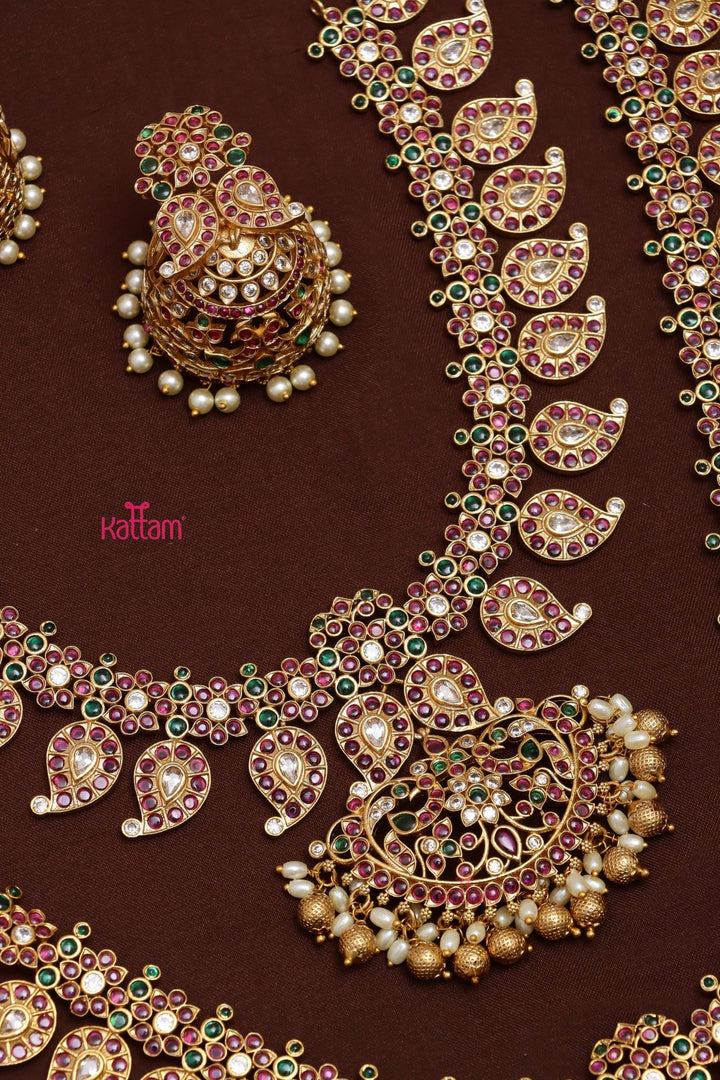 Multistone Kemp Stone Manga Bridal Set - N3662