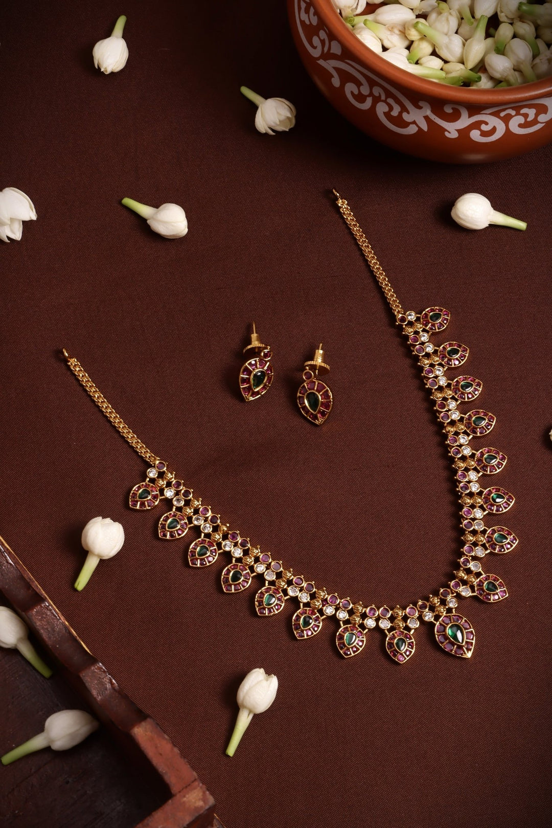 Multistone Manga Necklace - N4153