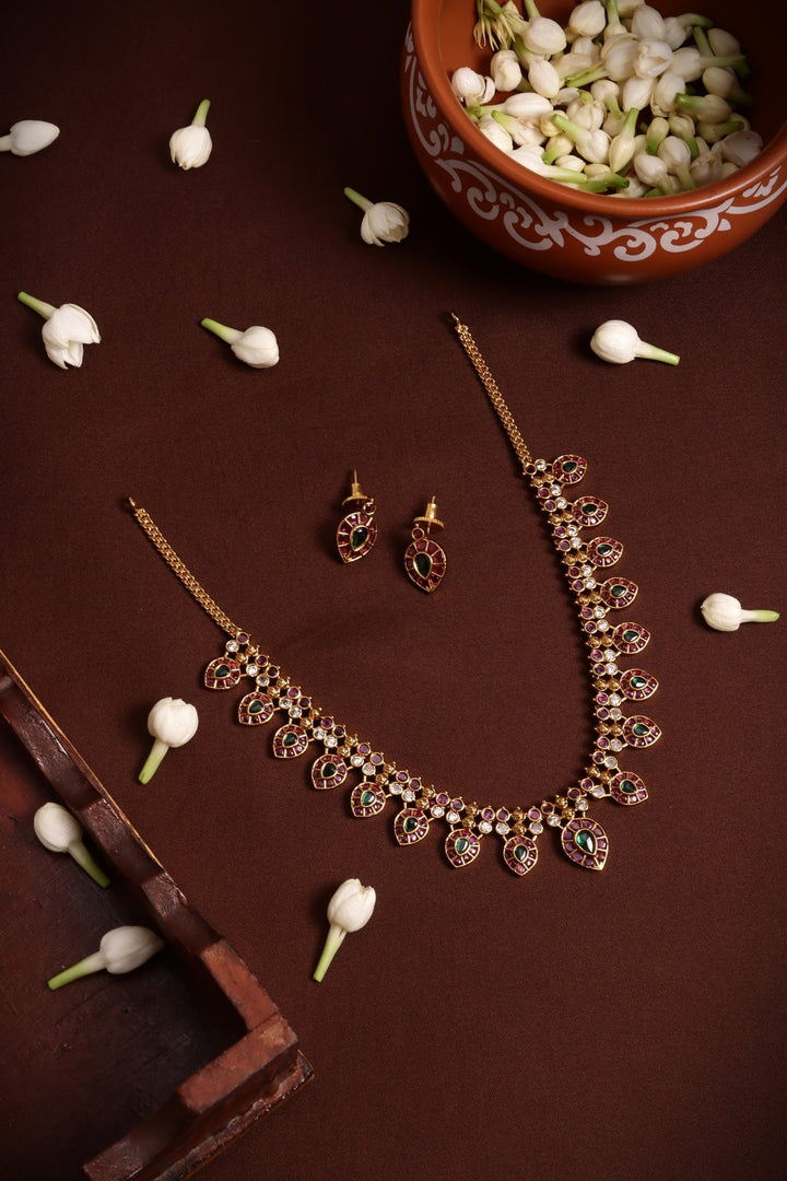 Multistone Manga Necklace - N4153