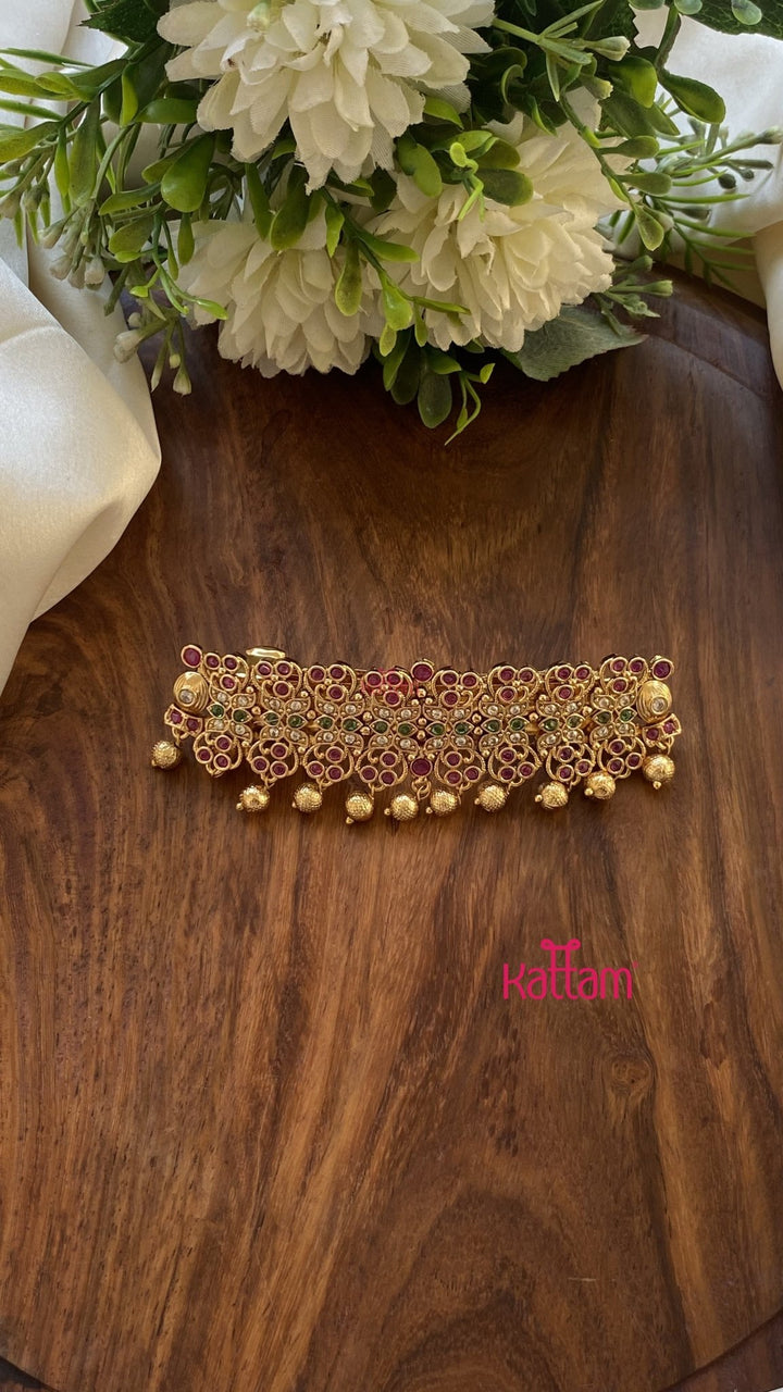Multistone Peacock Bridal Hair Clip - HC130