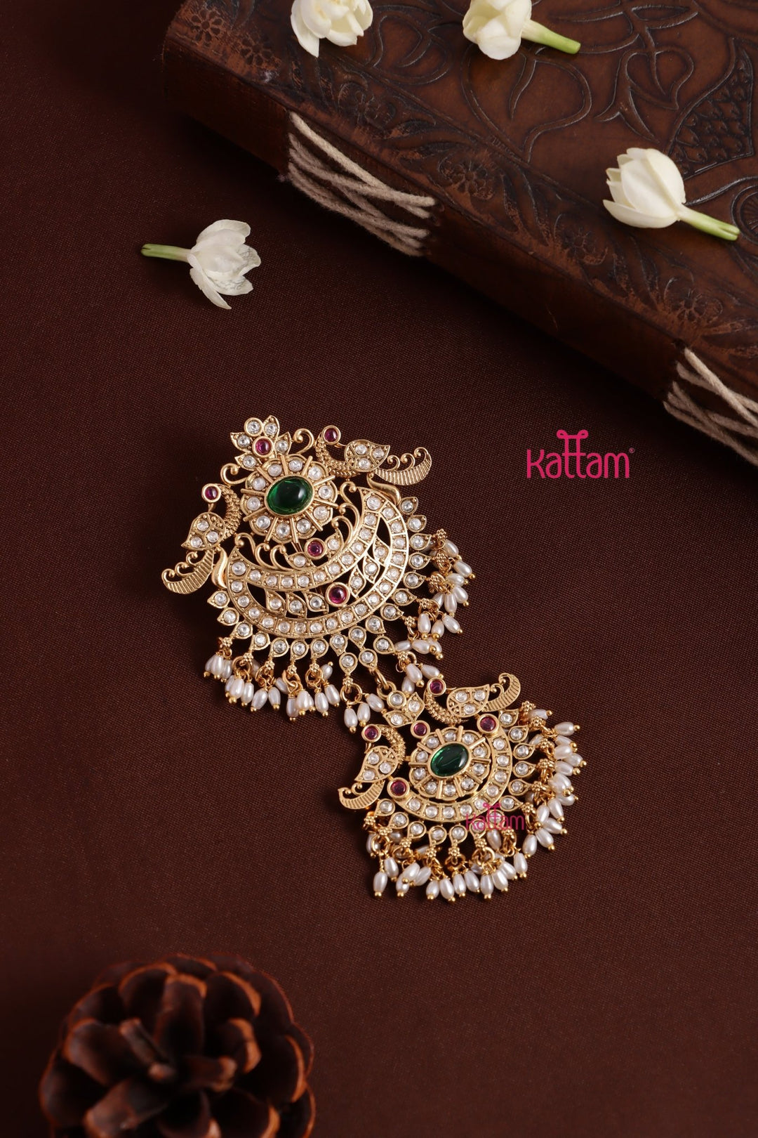 Multistone Peacock Pearl Choti - Design 13 - JB145