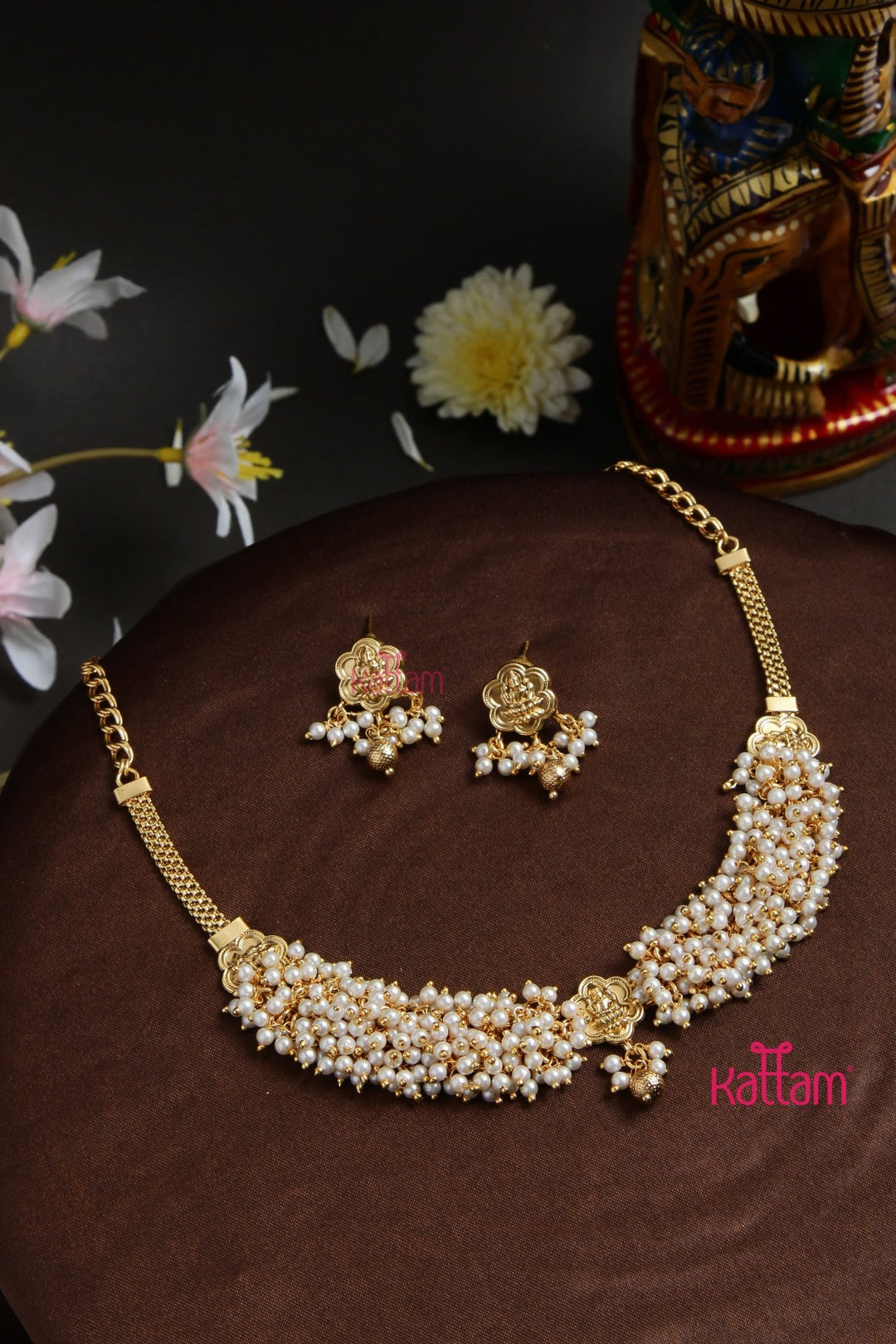 Nakshi Guttapusalu Choker - N3161