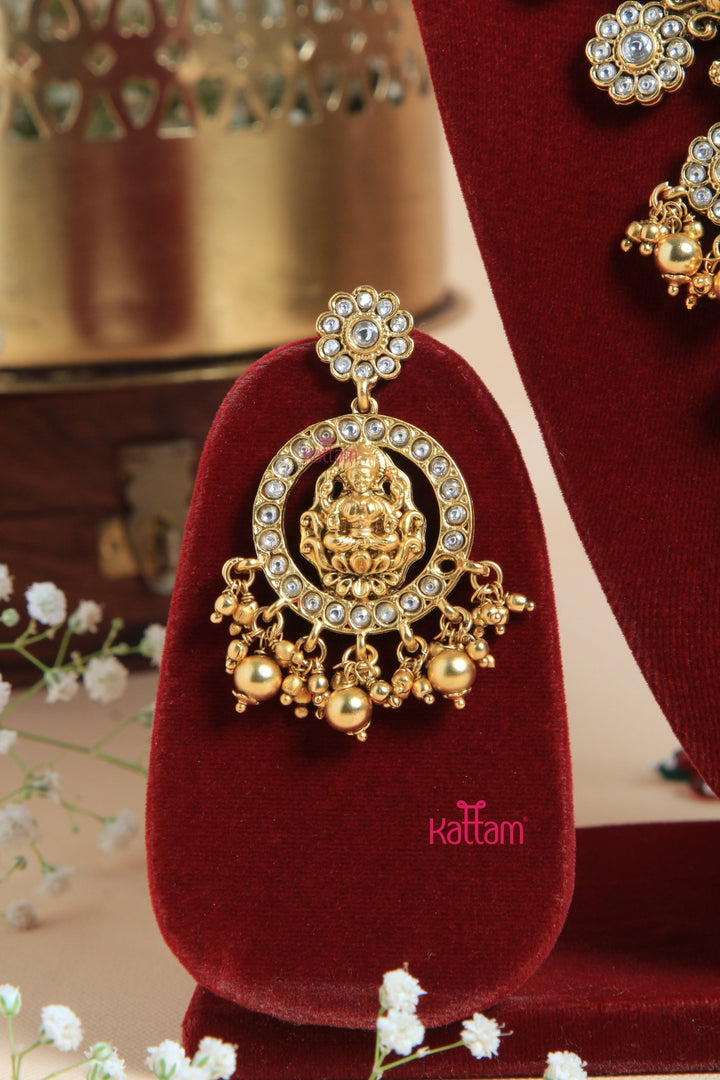 Nakshi - Semi Bridal White Necklace - N3068
