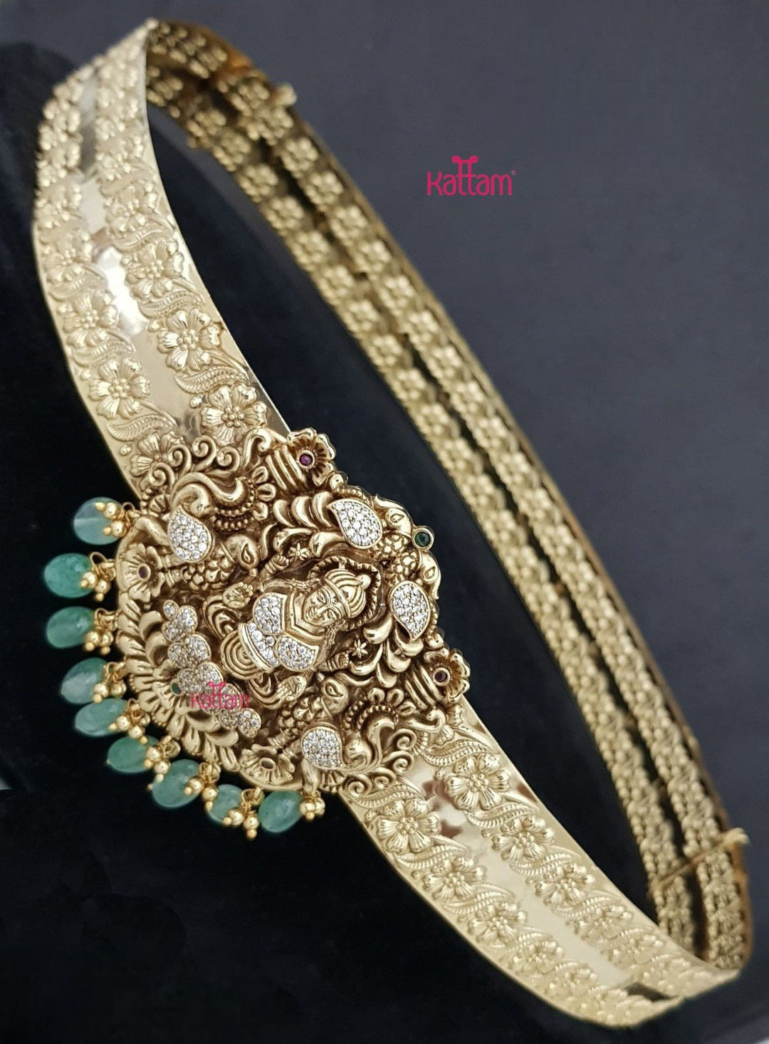 Nakshi Stonework Floral Bridal Hipbelt - HB221