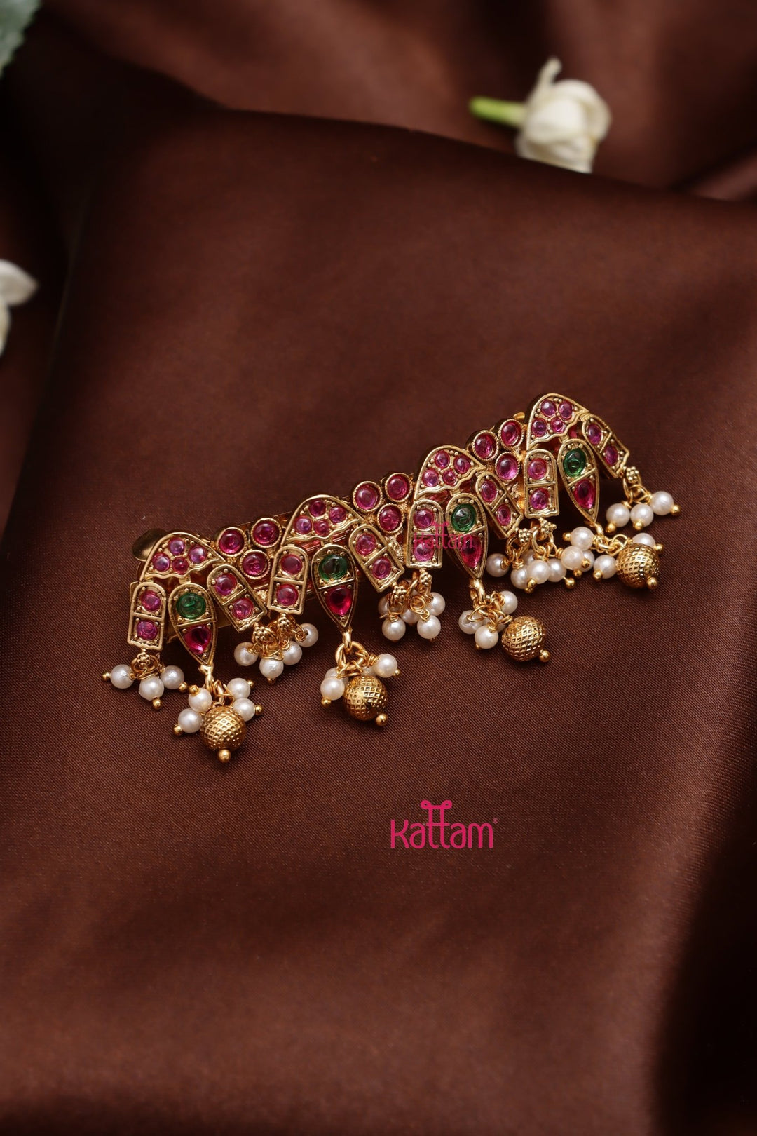 Namam Shape Pearl Hair Clip - HC149