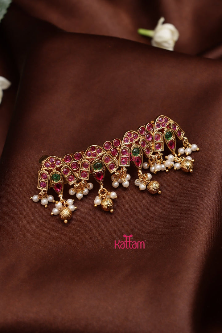 Namam Shape Pearl Hair Clip - HC149