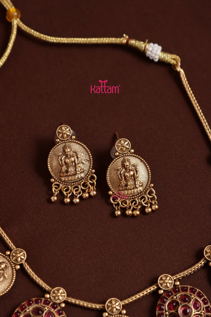 Nandita - Goddess Ruby Choker - N3991