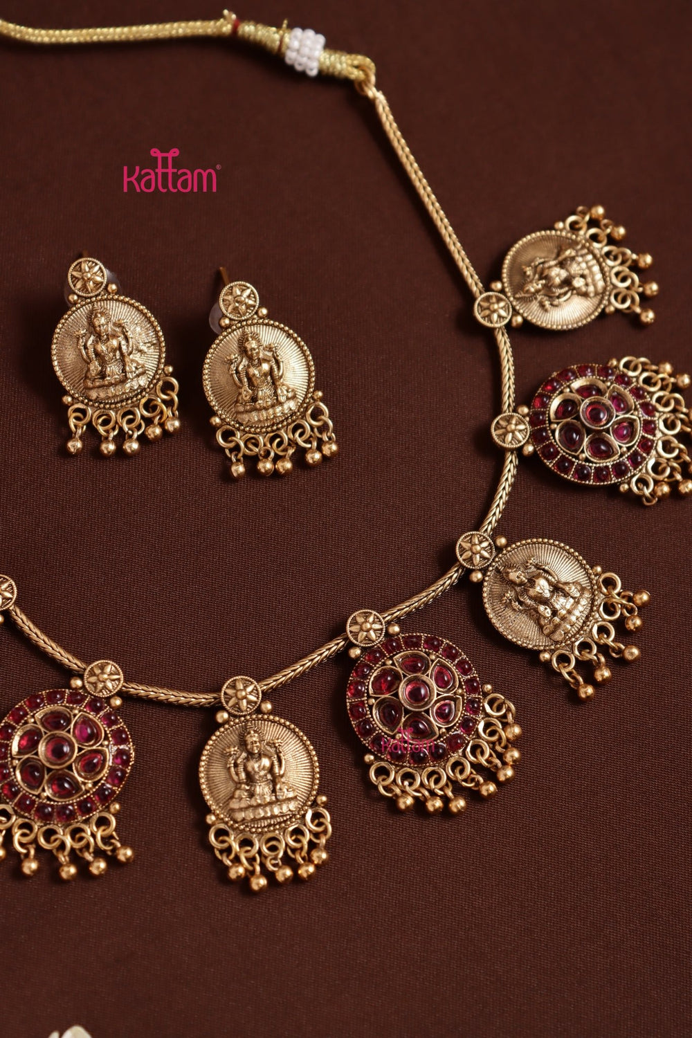 Nandita - Goddess Ruby Choker - N3991