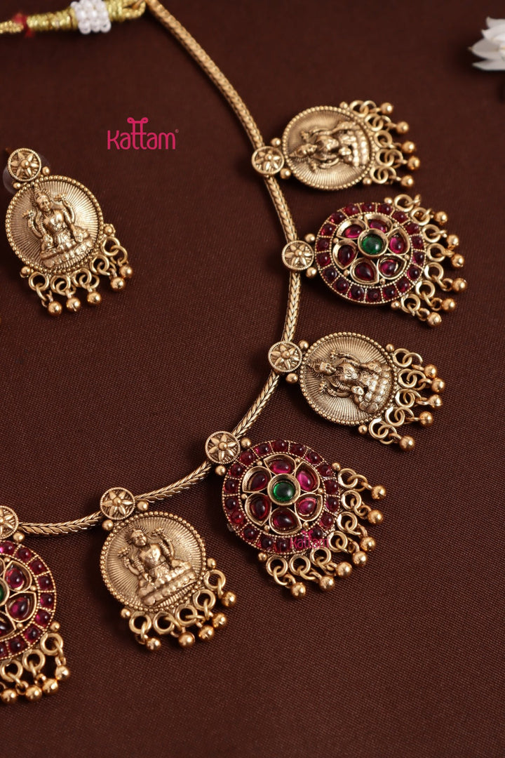 Nandita - Goddess Rubygreen Choker - N3984