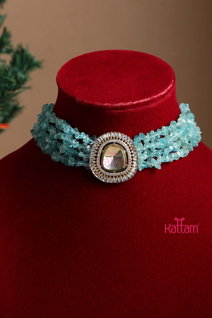 Natural Stone Victorian Choker - N2852