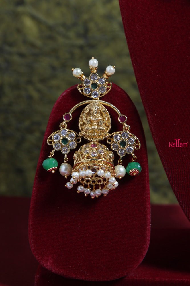 Navarathana Emerald Trims Choker - N1605