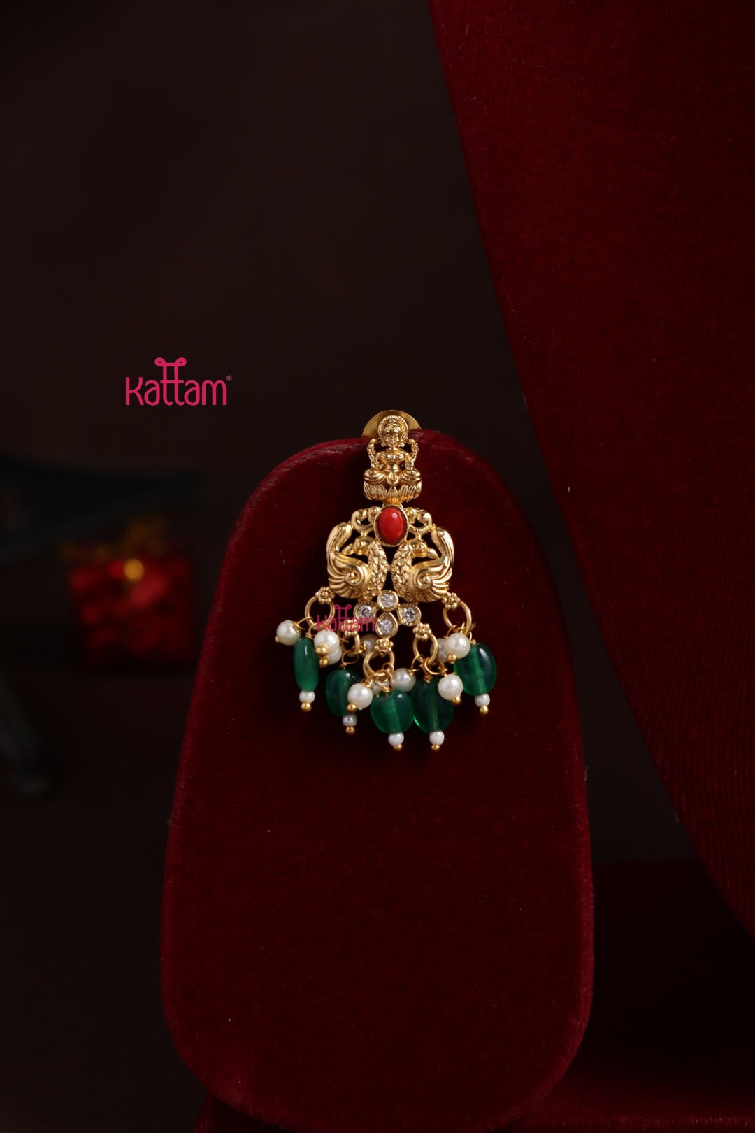 Navarathna Beaded Stone Necklace - N3869