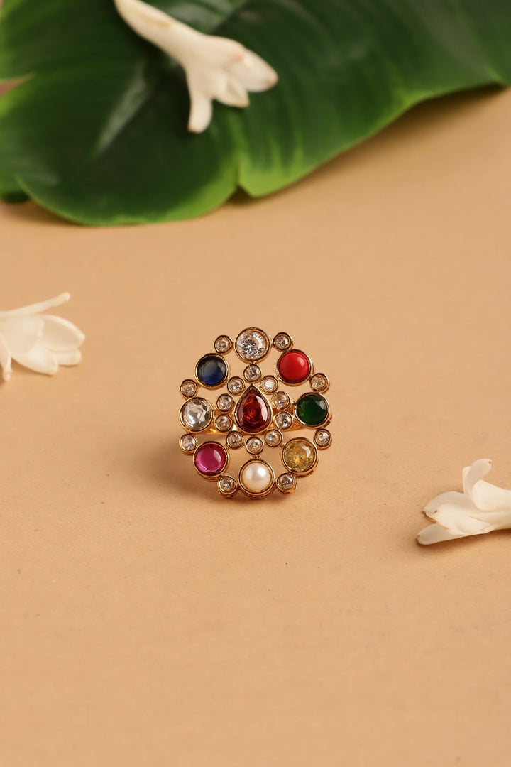 Navarathna Stone Ring - R81