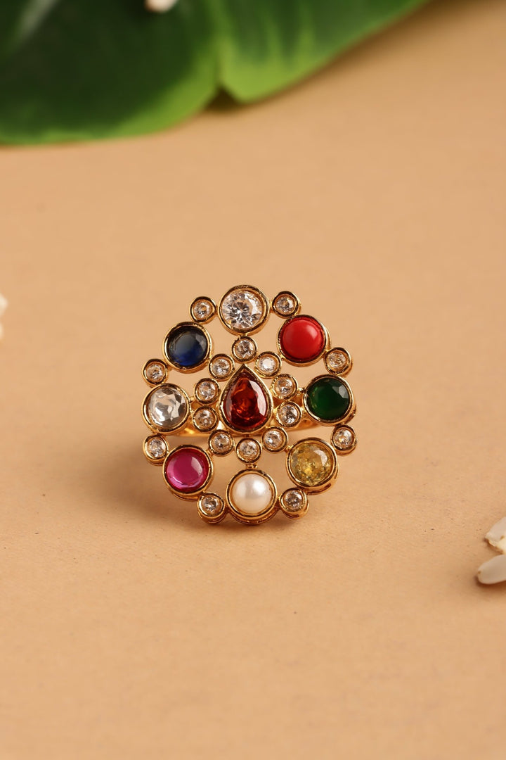 Navarathna Stone Ring - R81