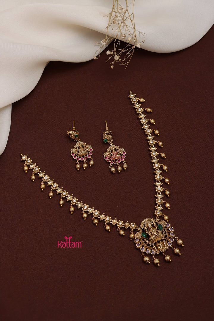 Navneetha Godess Stone Necklace - N3651