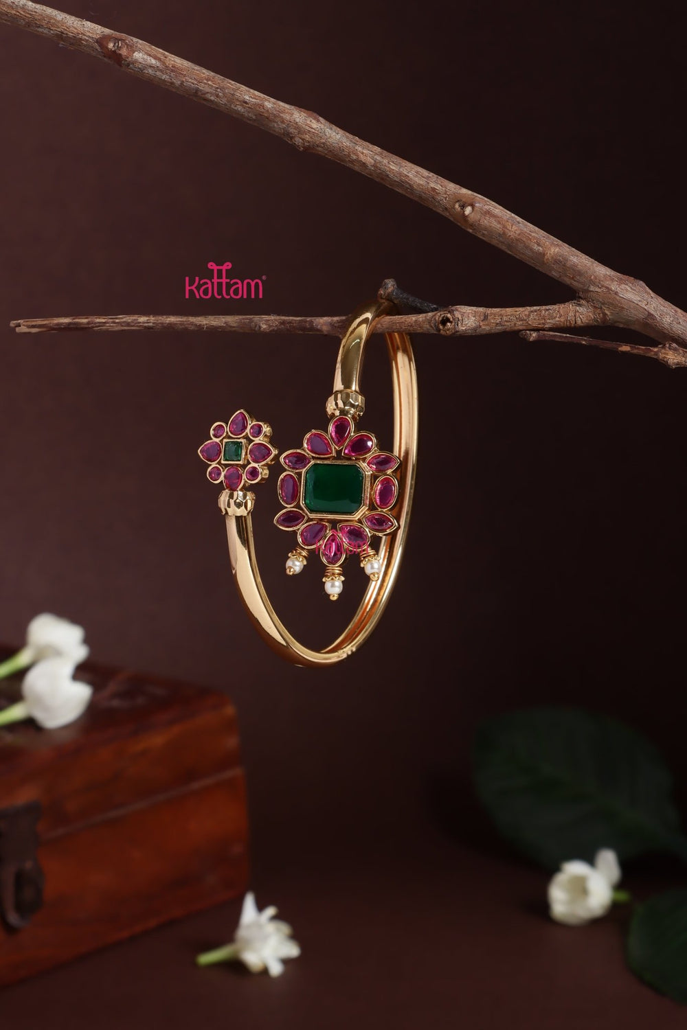 Nira Rubygreen Stone Kada - B617