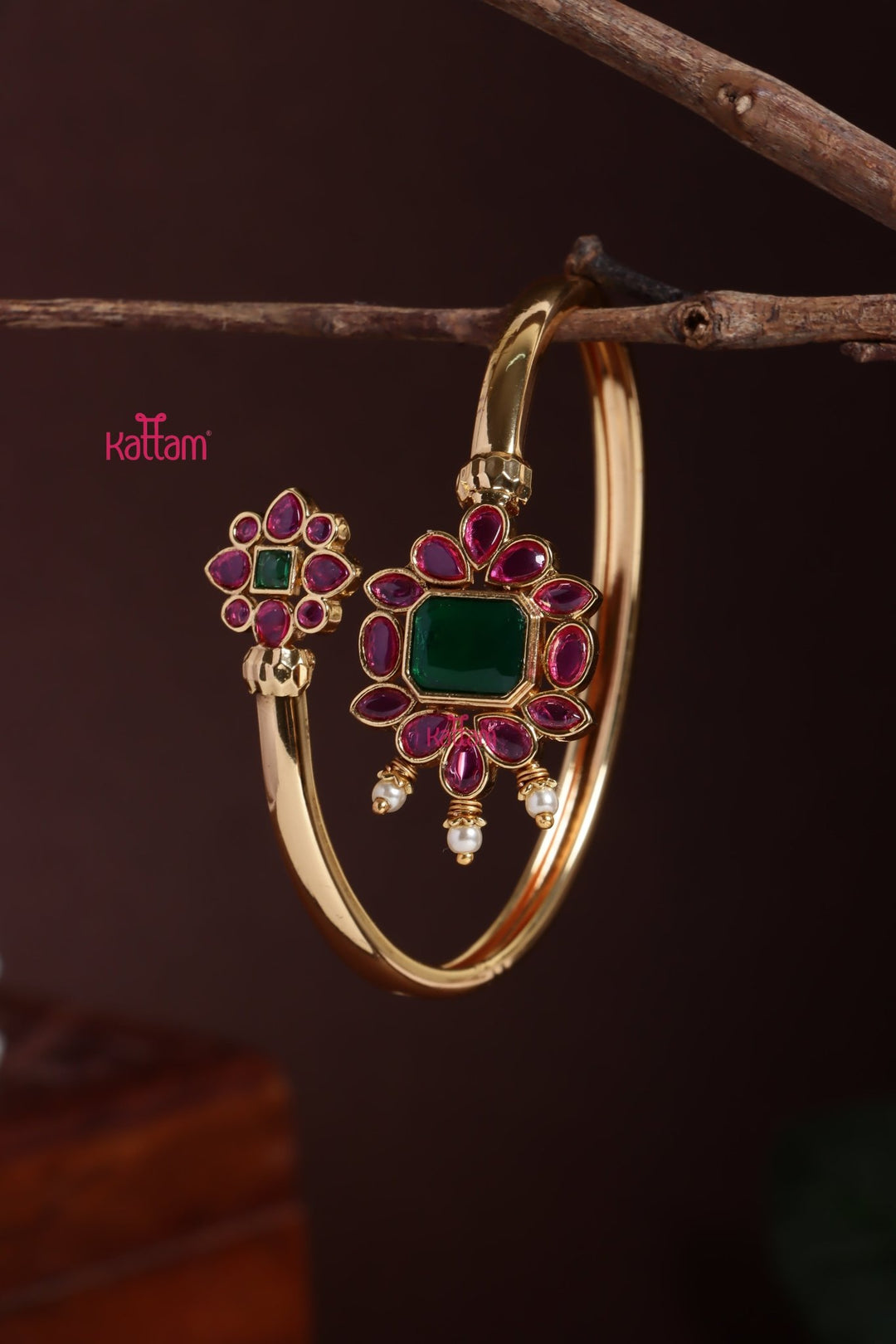 Nira Rubygreen Stone Kada - B617