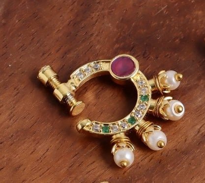 Nose Ring Nath Design 3 - NP3 - NP086