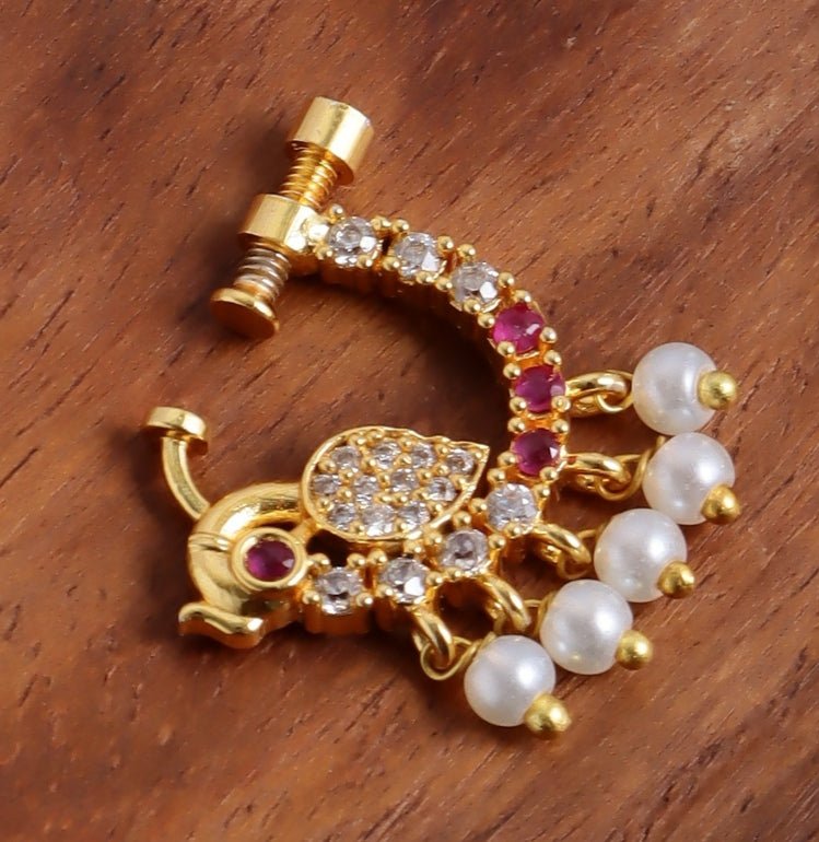 Nose Ring Nath Design 6 - NP6 - NP098