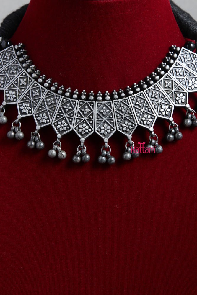 Oxidised Patterned Choker Design 3 - N1932