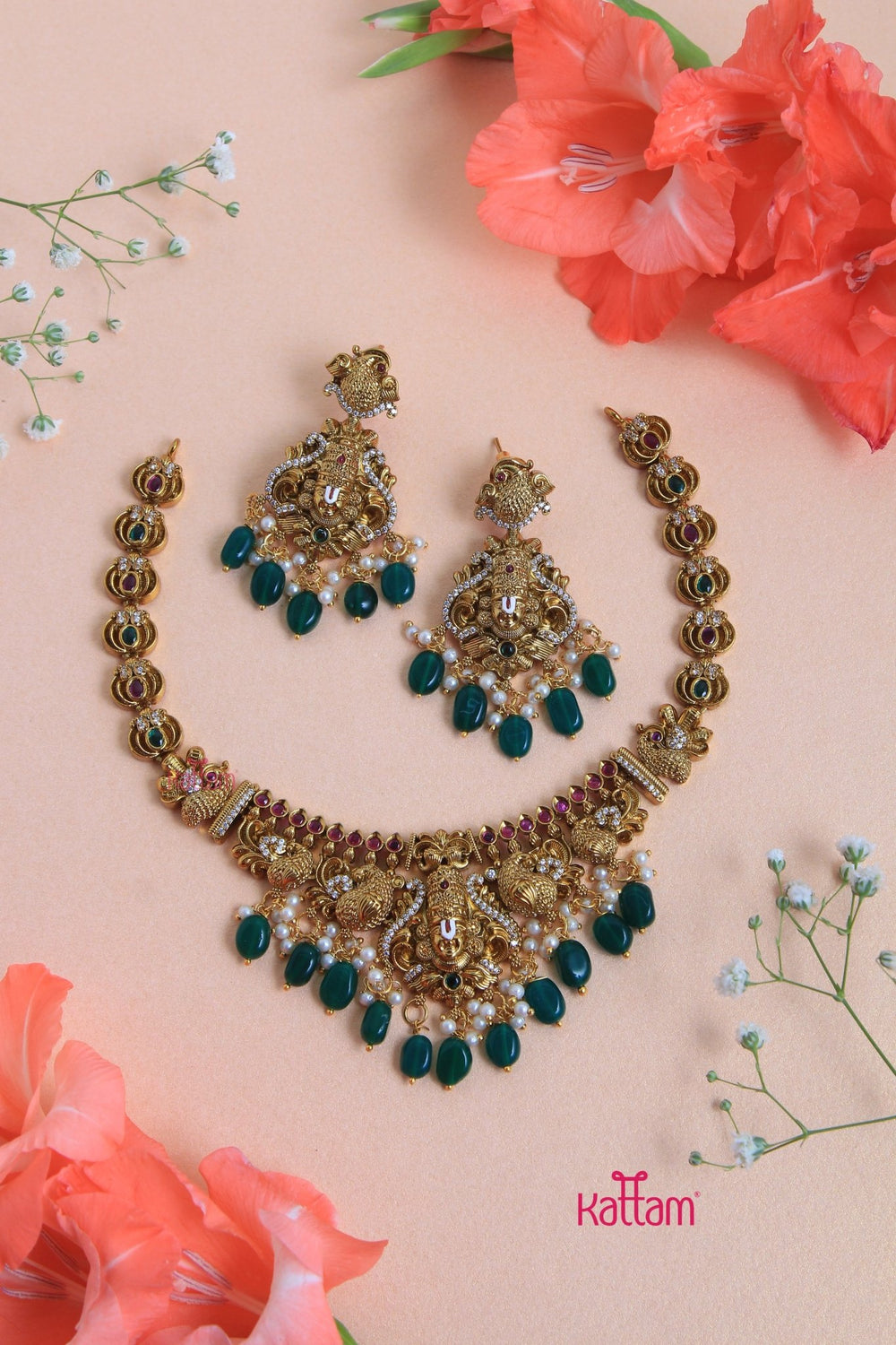 Paavai - Perumal Necklace - N3072