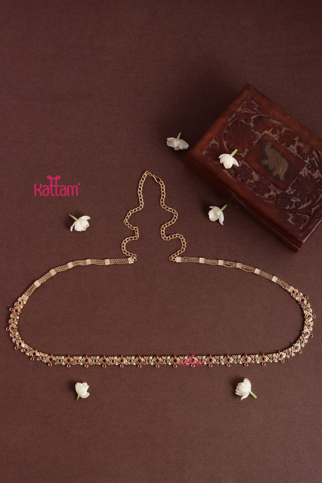 Patterned Stone Hipchain - HB214