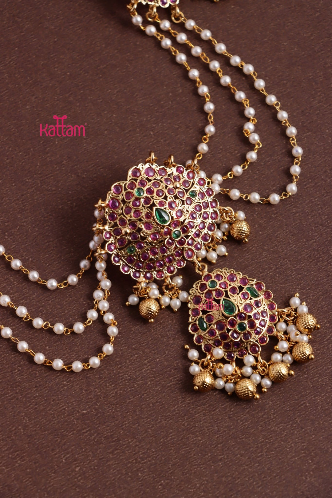 Peacock Drop Bun Billai - JB164