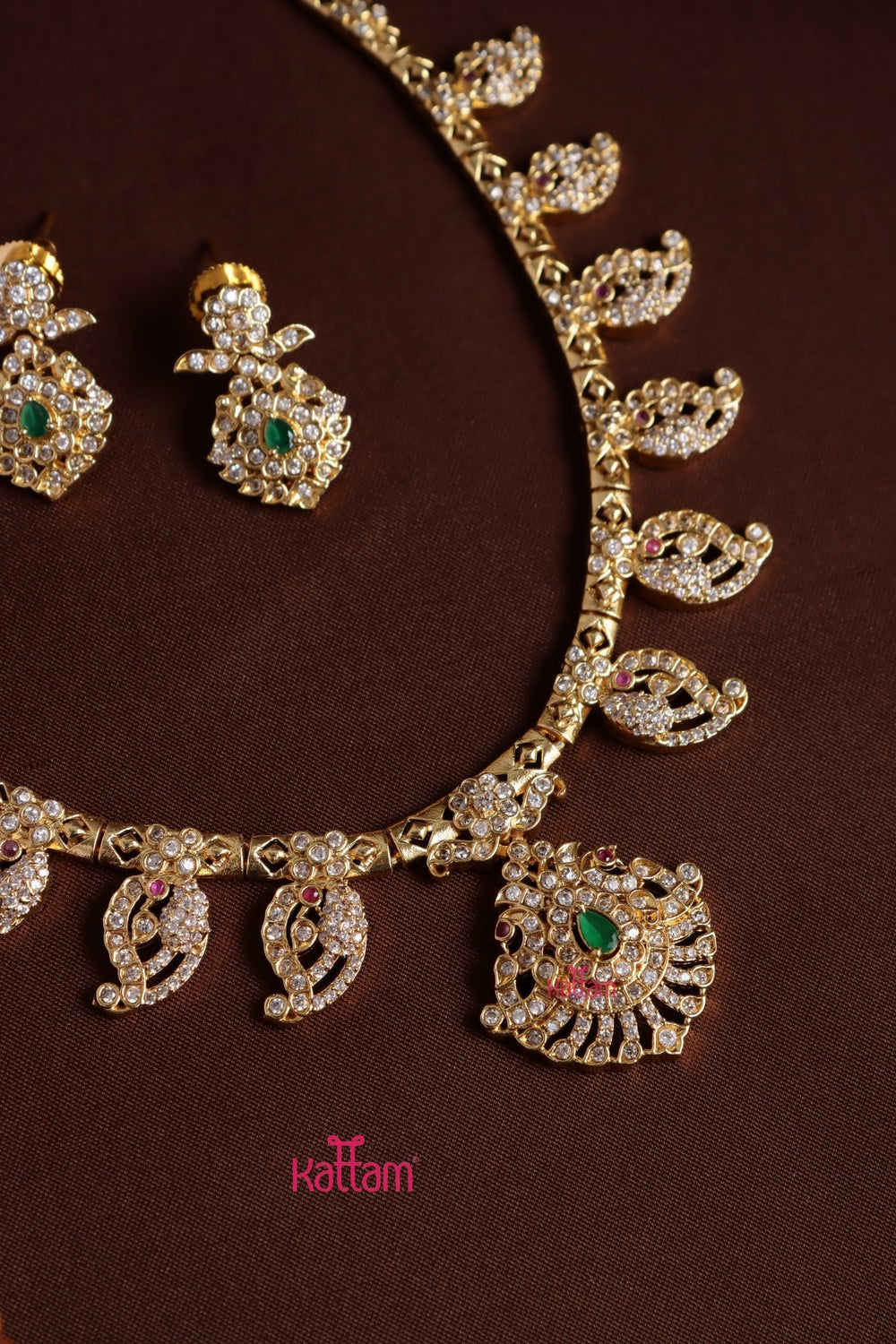 Peacock Manga Hasli Choker - N4002