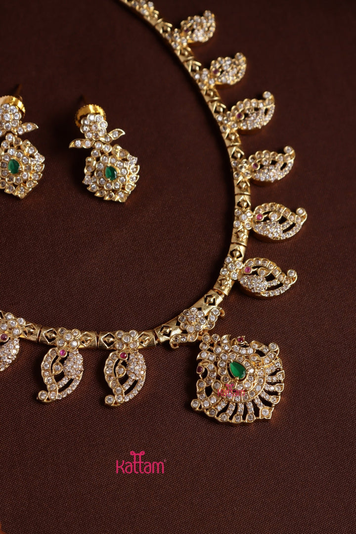 Peacock Manga Hasli Choker - N4002