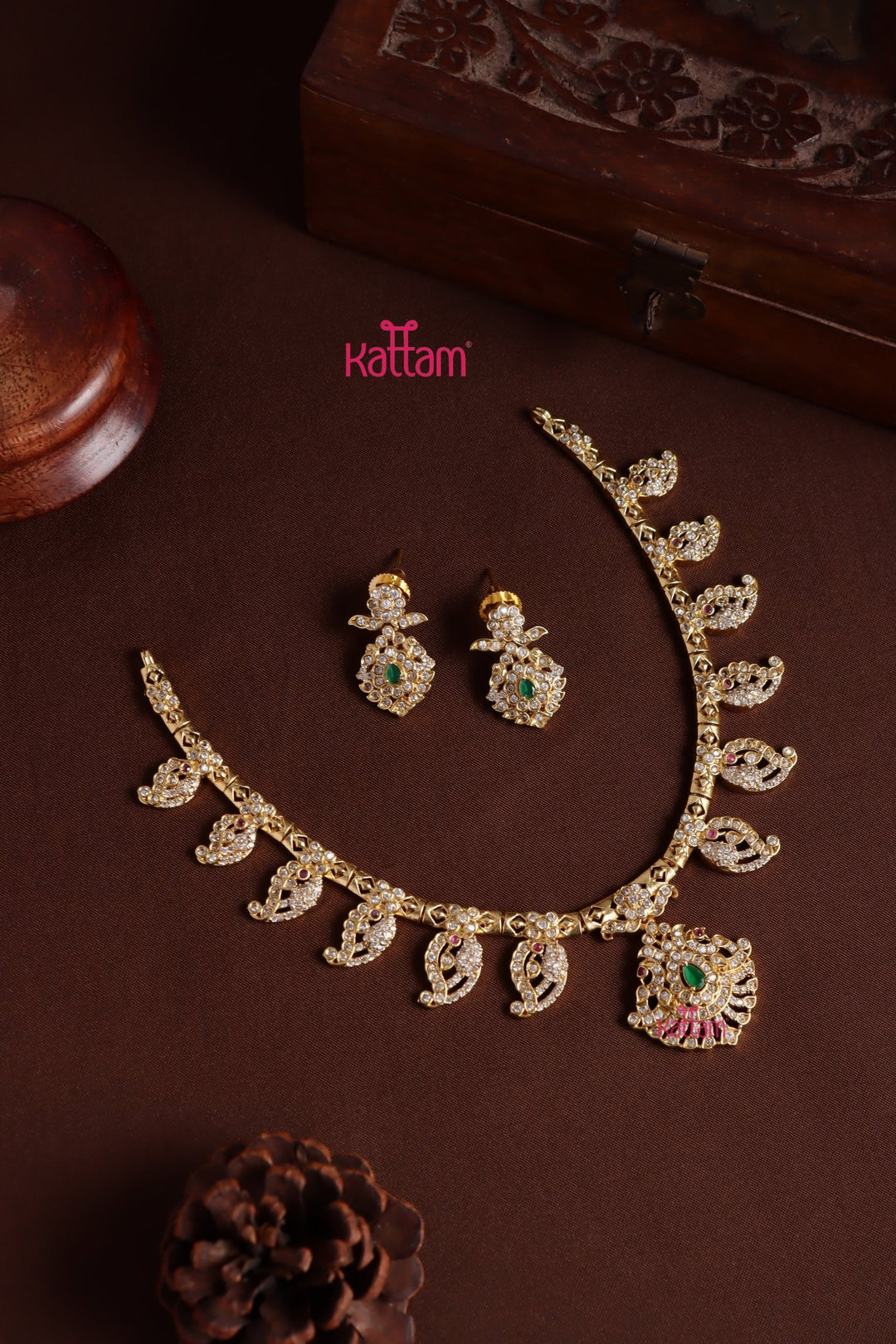 Peacock Manga Hasli Choker - N4002