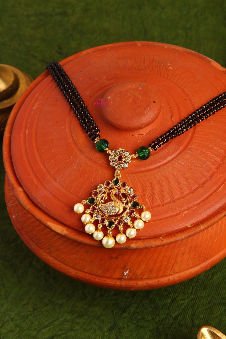 Peacock Mangalsutra (No Earring) - N839