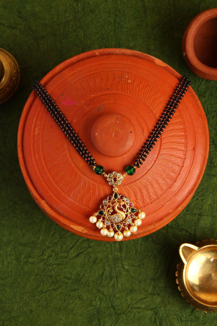 Peacock Mangalsutra (No Earring) - N839