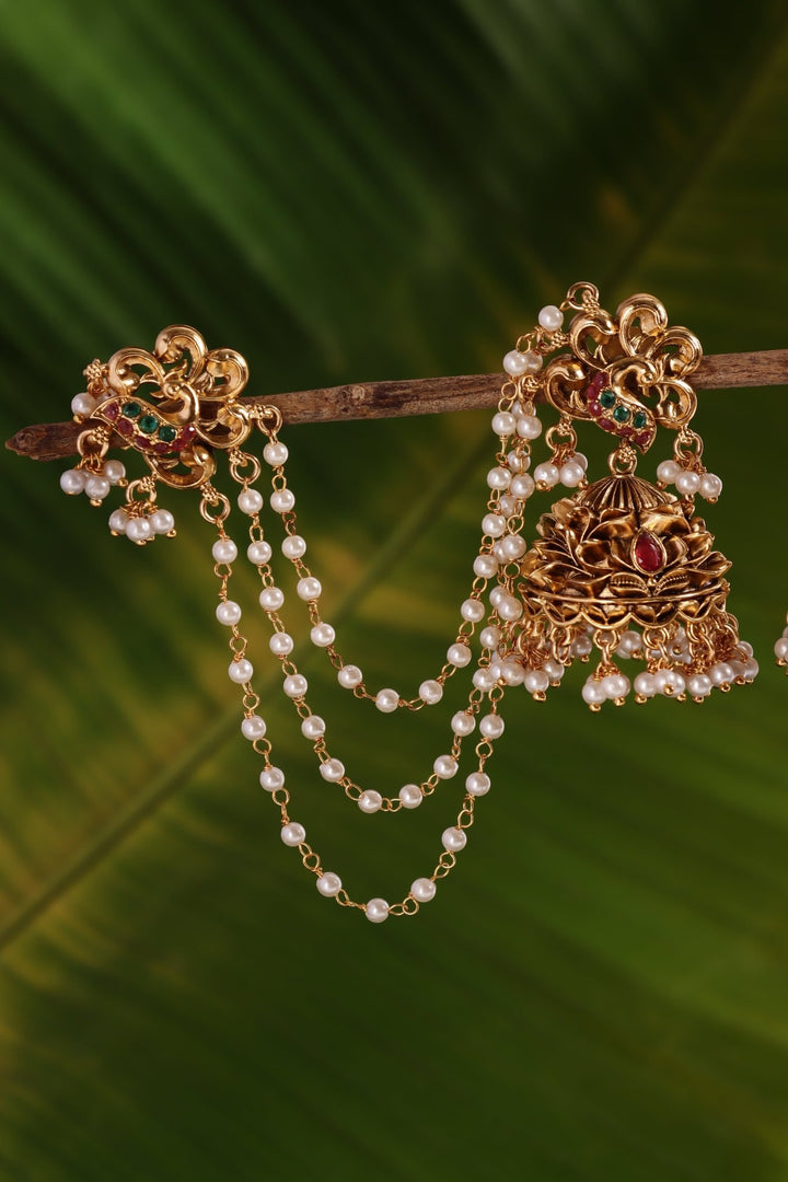 Peacock Mattal Jhumka - E1519