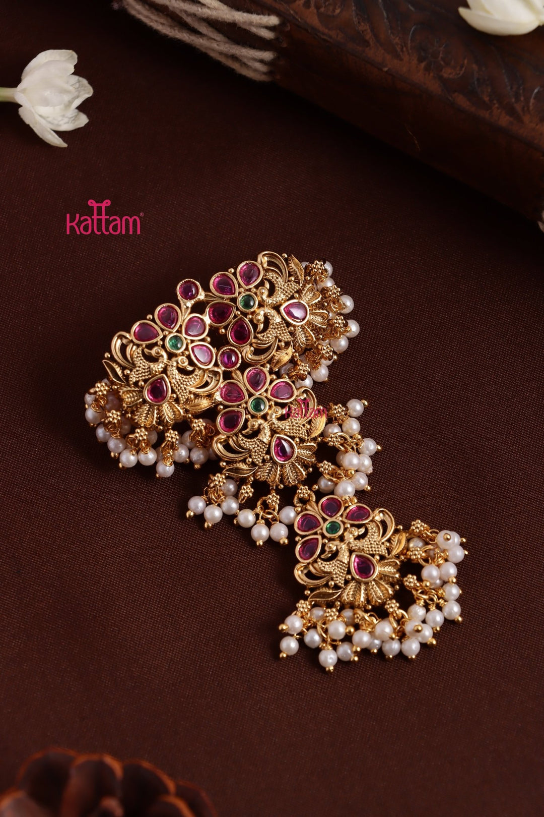 Peacock Pearl Trims Choti - Design 17 - JB149