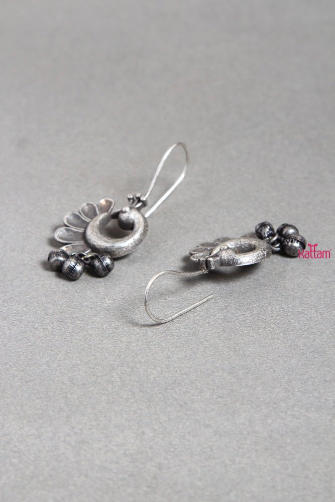 Peacock Silver Earring - E226