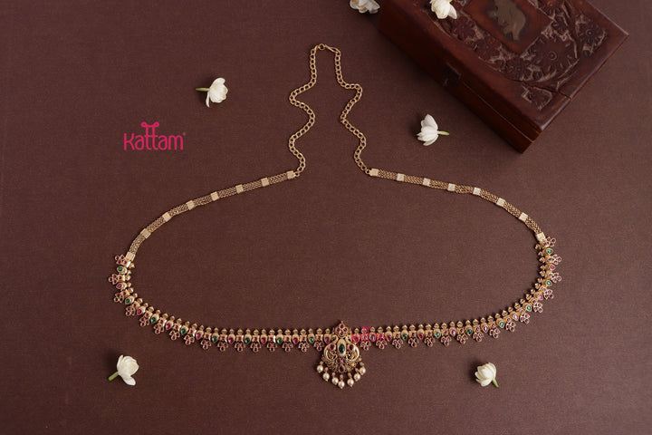Peacock Stone Hipchain - HB210