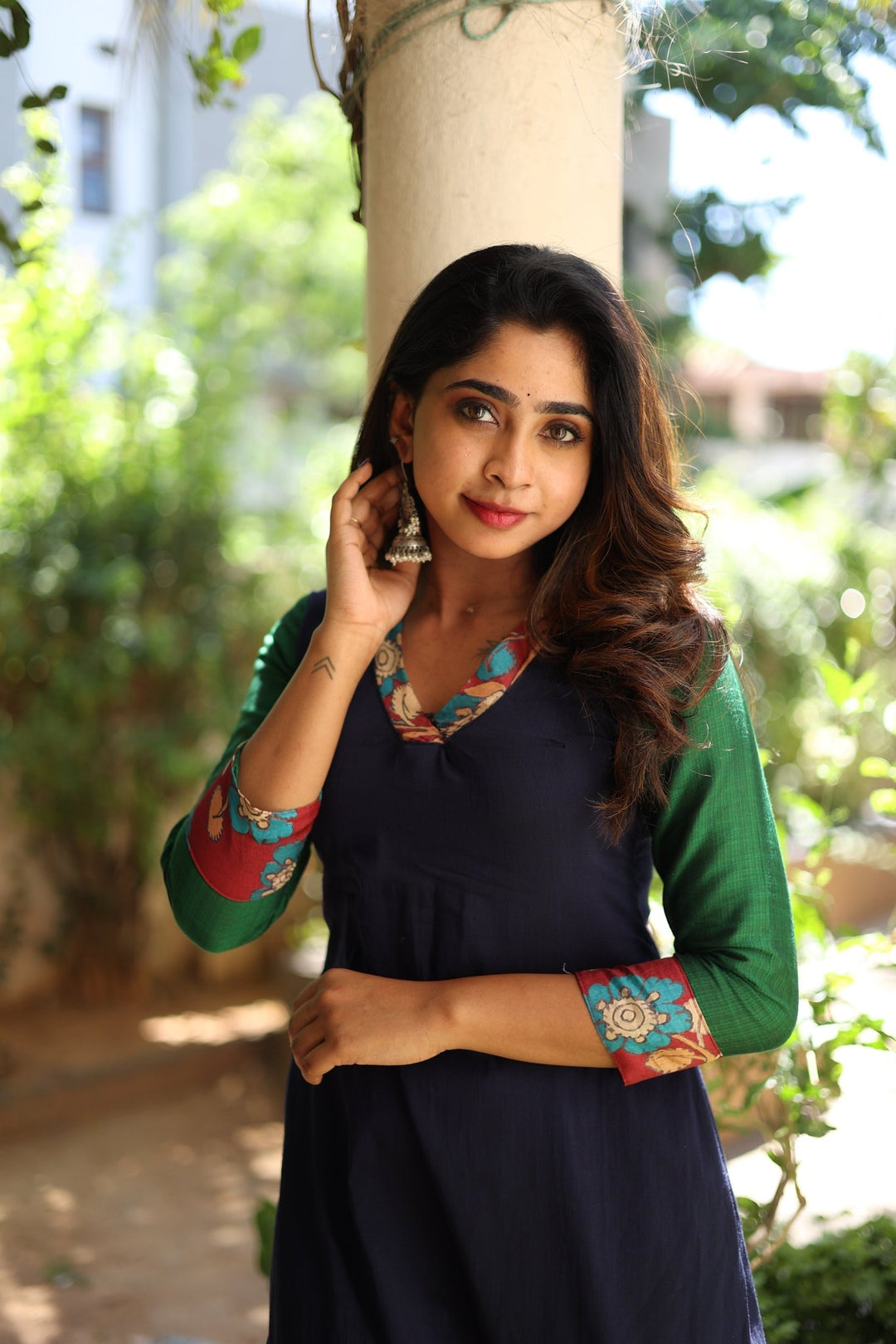 Pearl Silver Hook Earring - E225