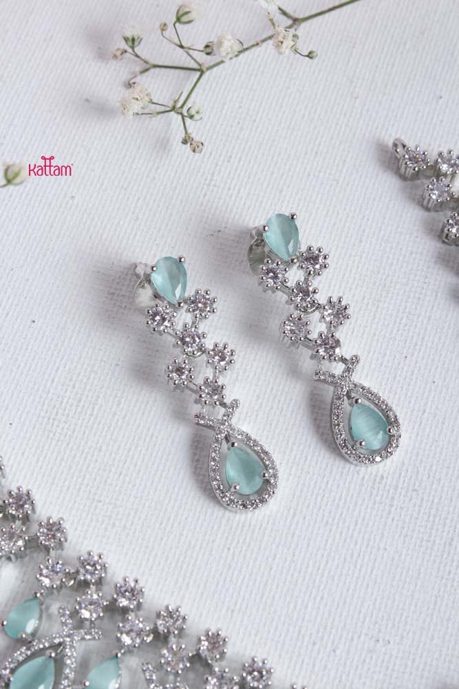 Penelope - AD Mint Stone Choker - N2365