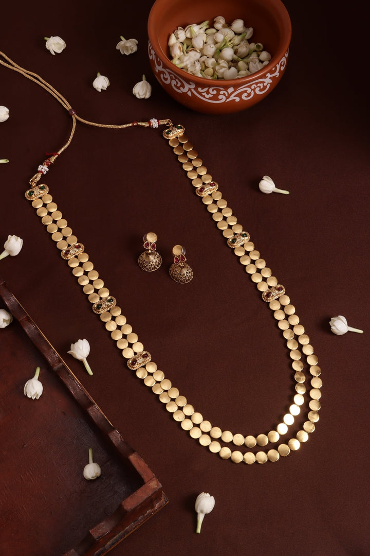 Plain Coin Double Layer Haram - N4128