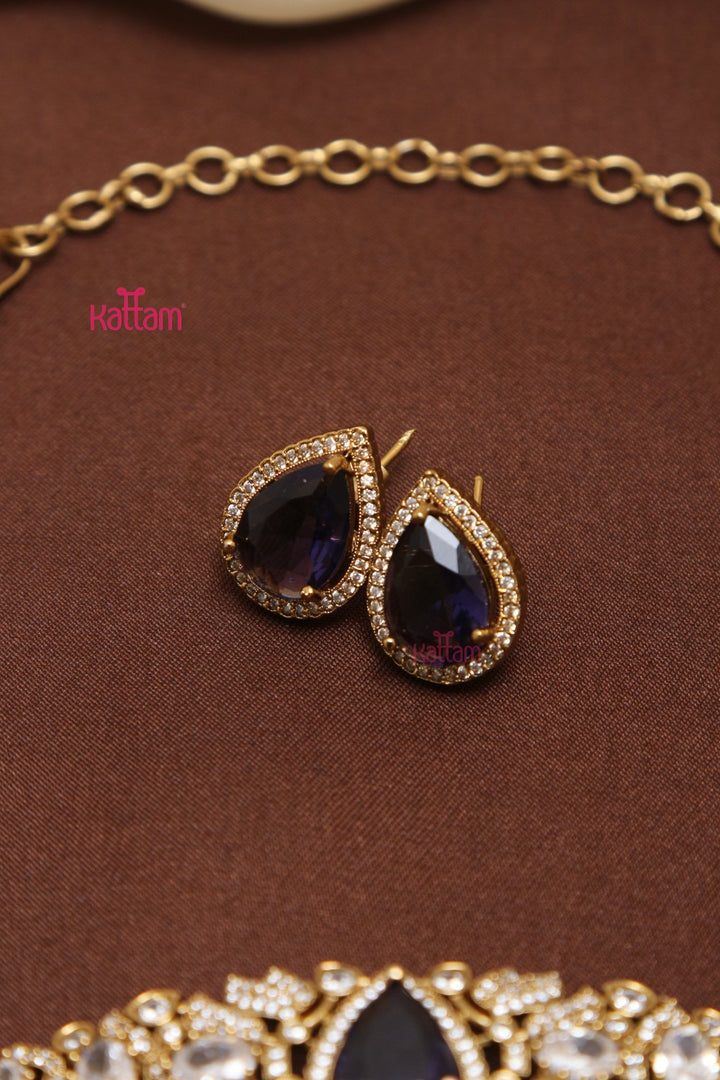 Punya - AD Thilak Purple Choker - N5215