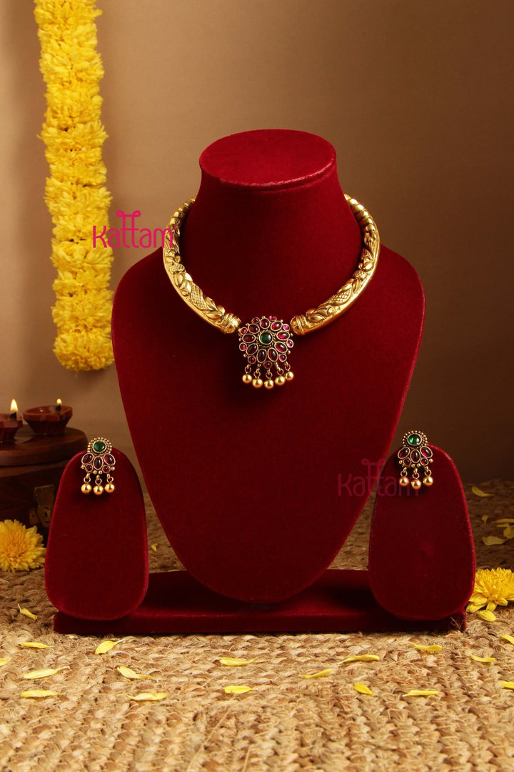 Raghavi Handcrafted Hasli Choker - Design 1 - N2890