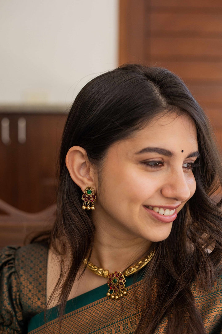Raghavi Handcrafted Hasli Choker - Design 3 - N2892