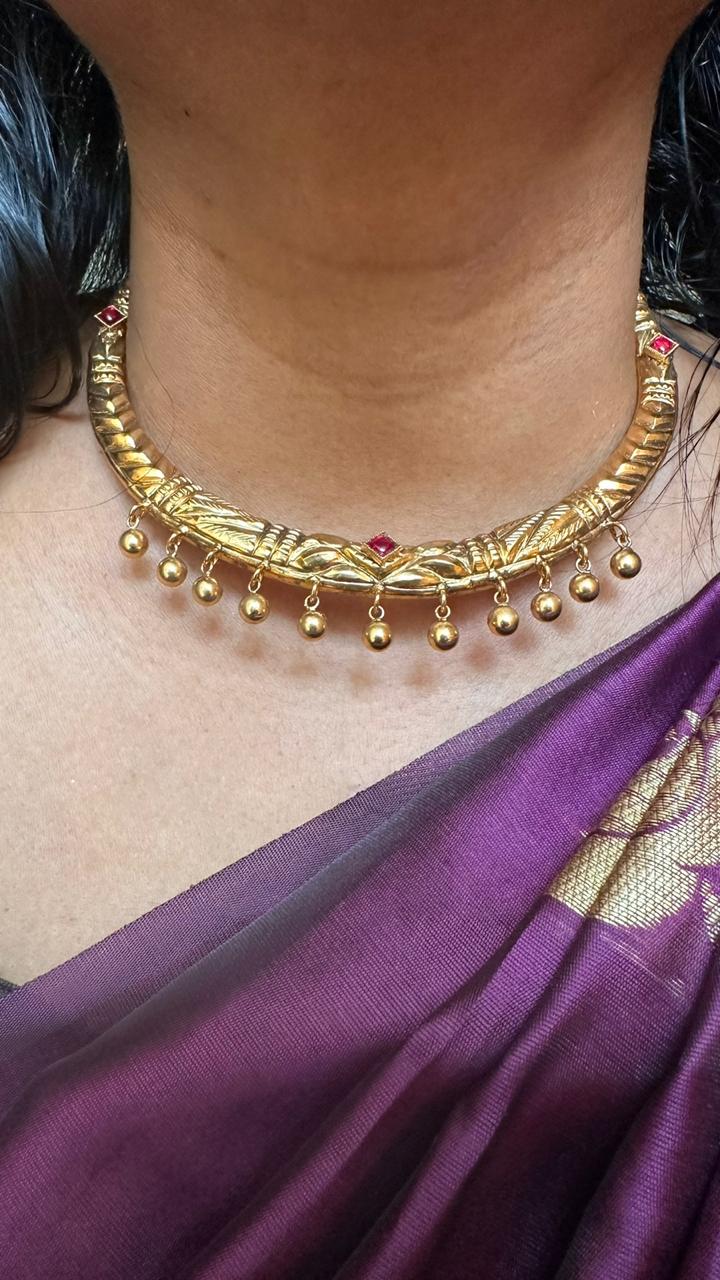 Rahini Handcrafted Hasli Choker - Design 5 - N2599