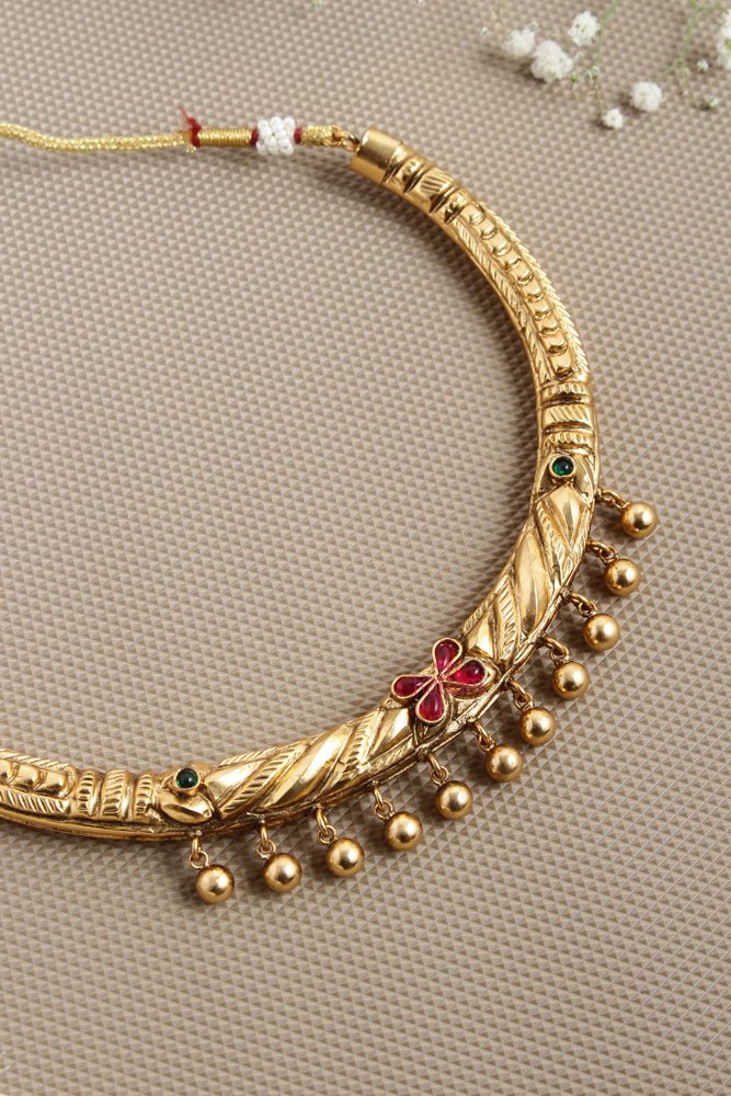 Rahini Handcrafted Hasli Choker - Design 6 - N2600