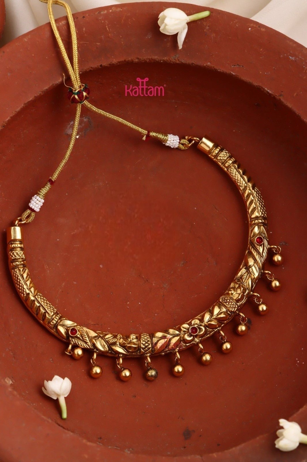 Rahini Handcrafted Hasli Choker Set - Design 8 - N3397