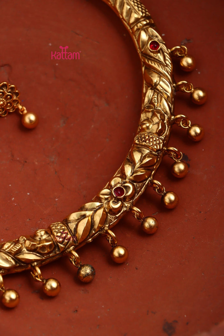 Rahini Handcrafted Hasli Choker Set - Design 8 - N3397